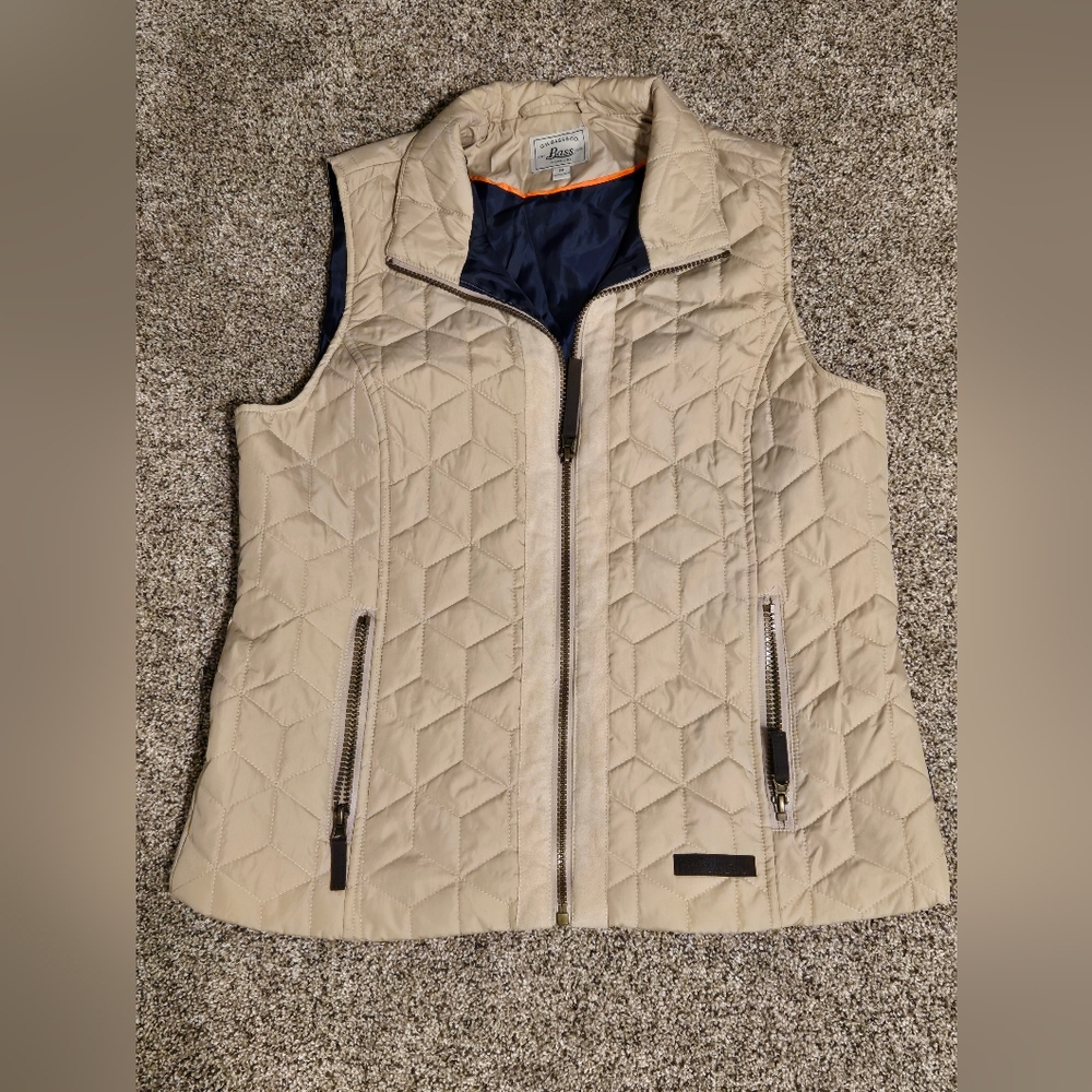 G.H. Bass & Co. Navy and Beige Jacket with Orange Trim